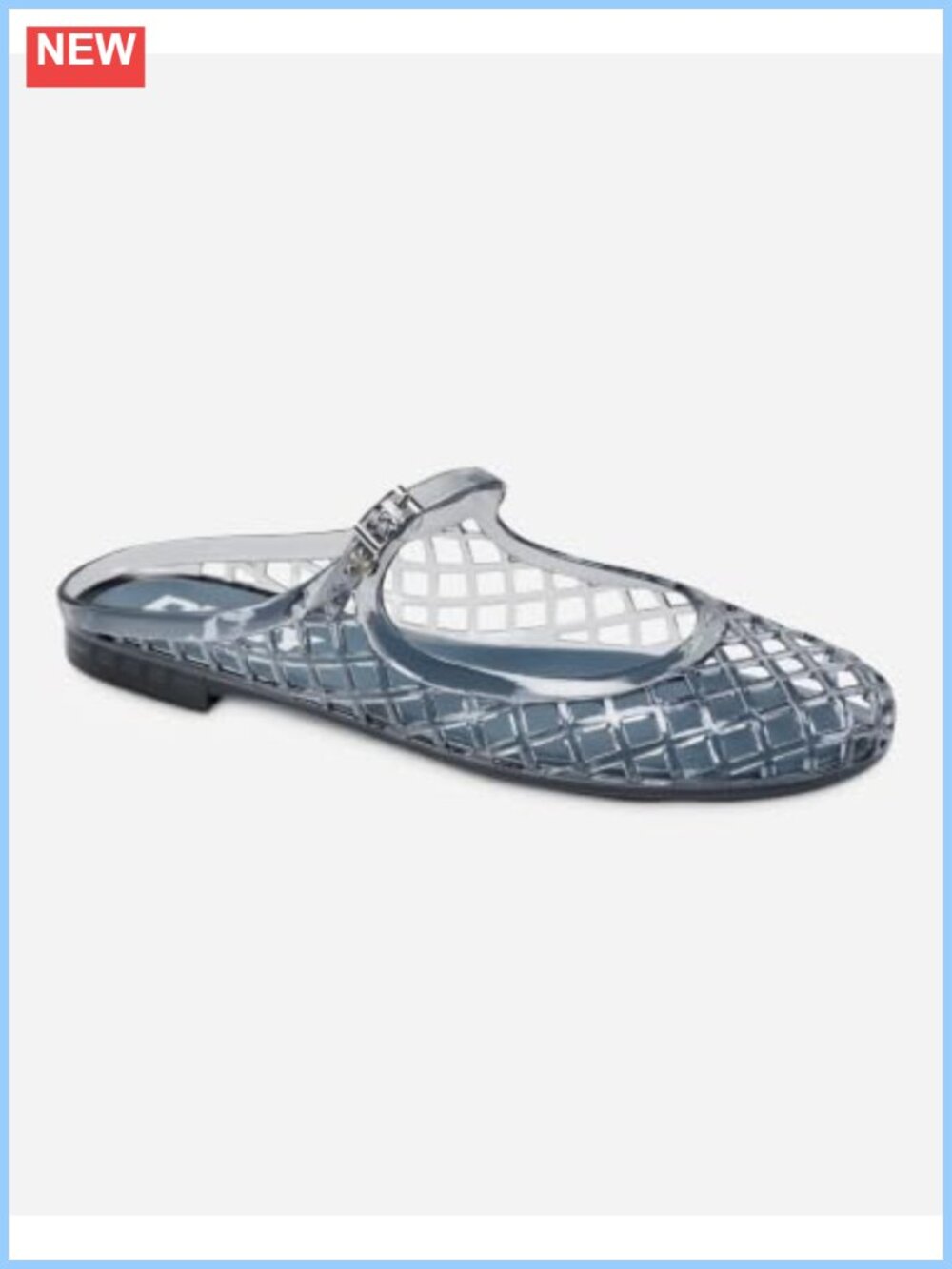 Mary Jane Jelly Ballet Flats Rubber Lightweight Buckle